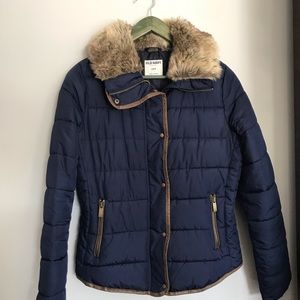 Old Navy faux fur winter coat EUC!